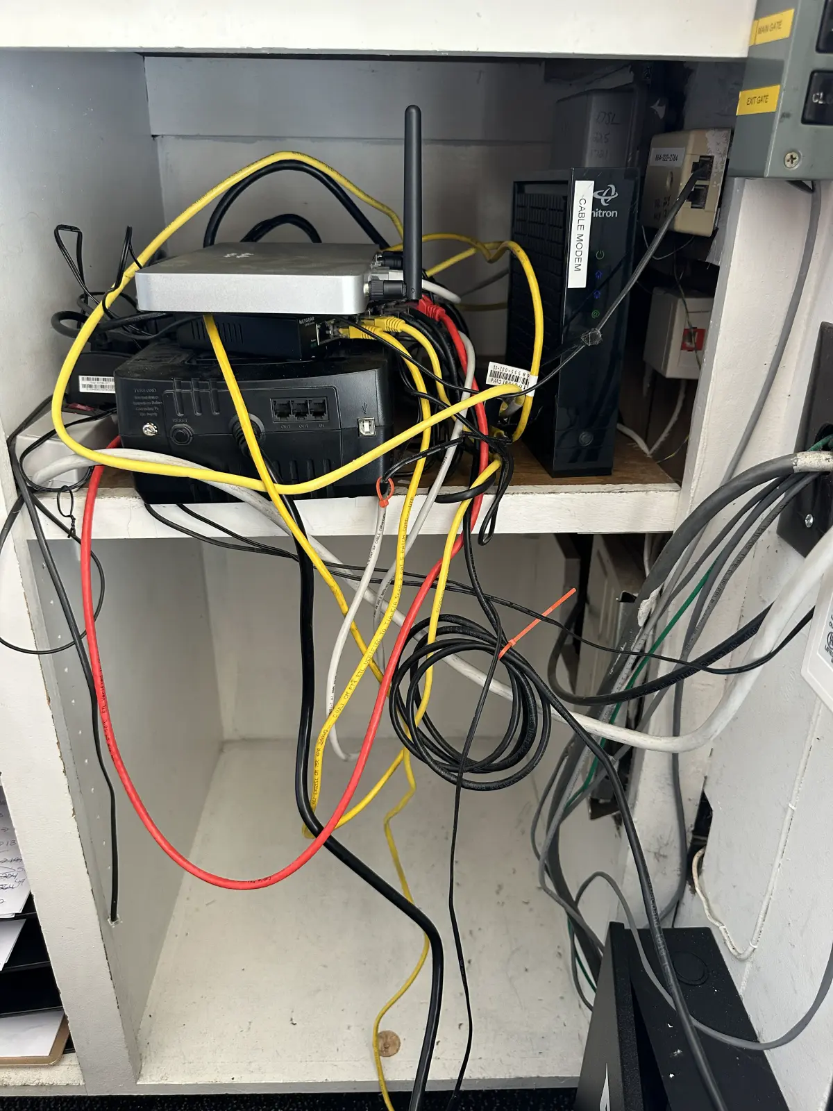 Infrastructure Before & After | Dearman Tech | Network Installations SC ...