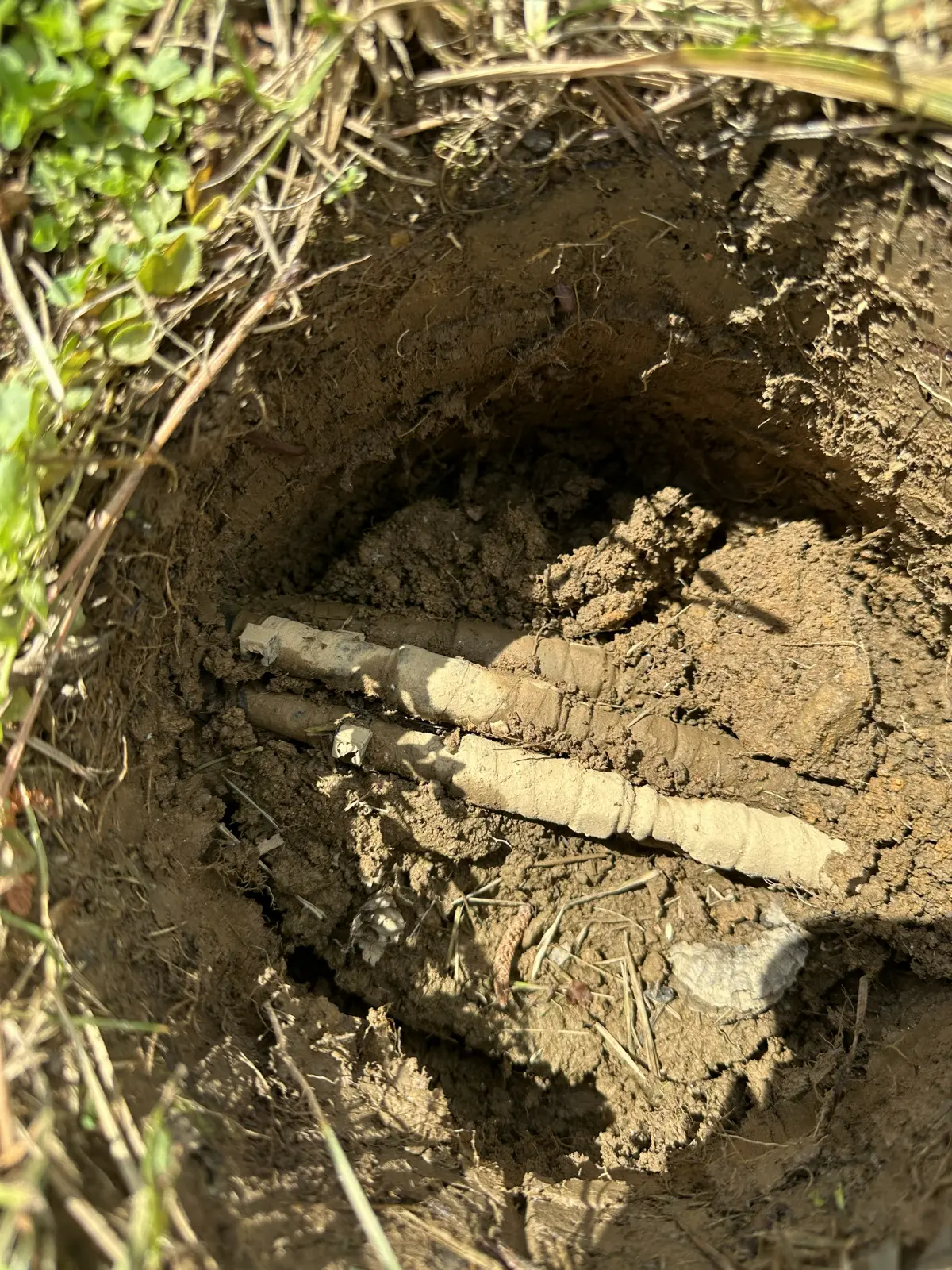 Underground RG11 coax repair and exposure